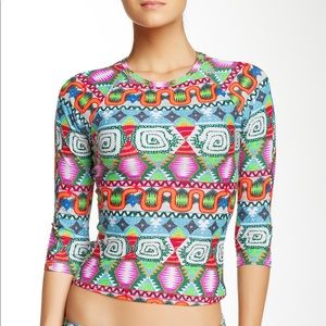 NWT Mara Hoffman Swim Rash Guard Small